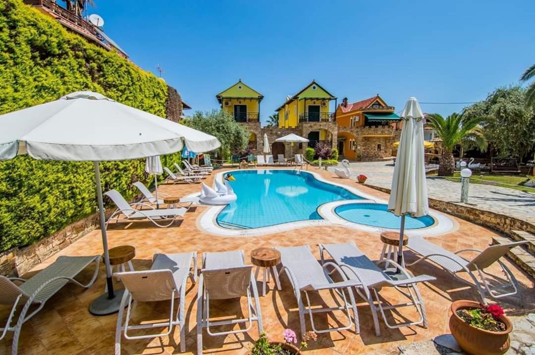 Villa Kastro Stone House Skala Potamia  Esterno foto