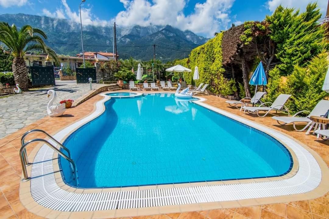 Villa Kastro Stone House Skala Potamia  Esterno foto
