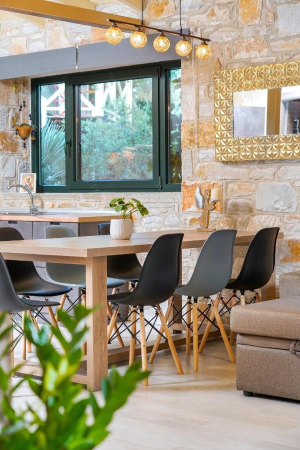 Villa Kastro Stone House Skala Potamia  Esterno foto