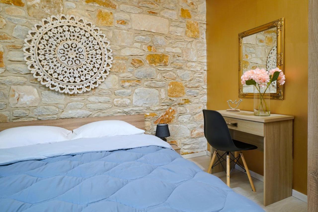 Villa Kastro Stone House Skala Potamia  Esterno foto