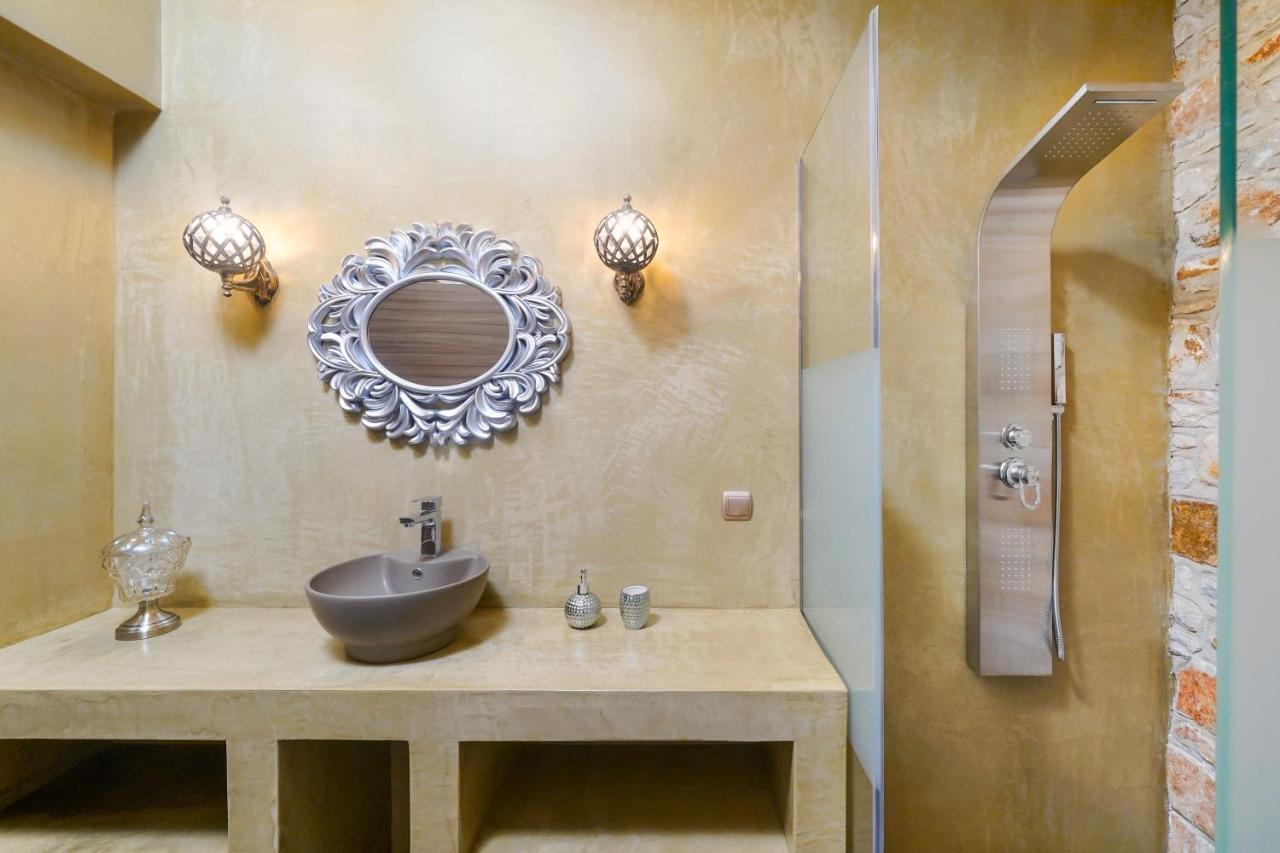 Villa Kastro Stone House Skala Potamia  Esterno foto
