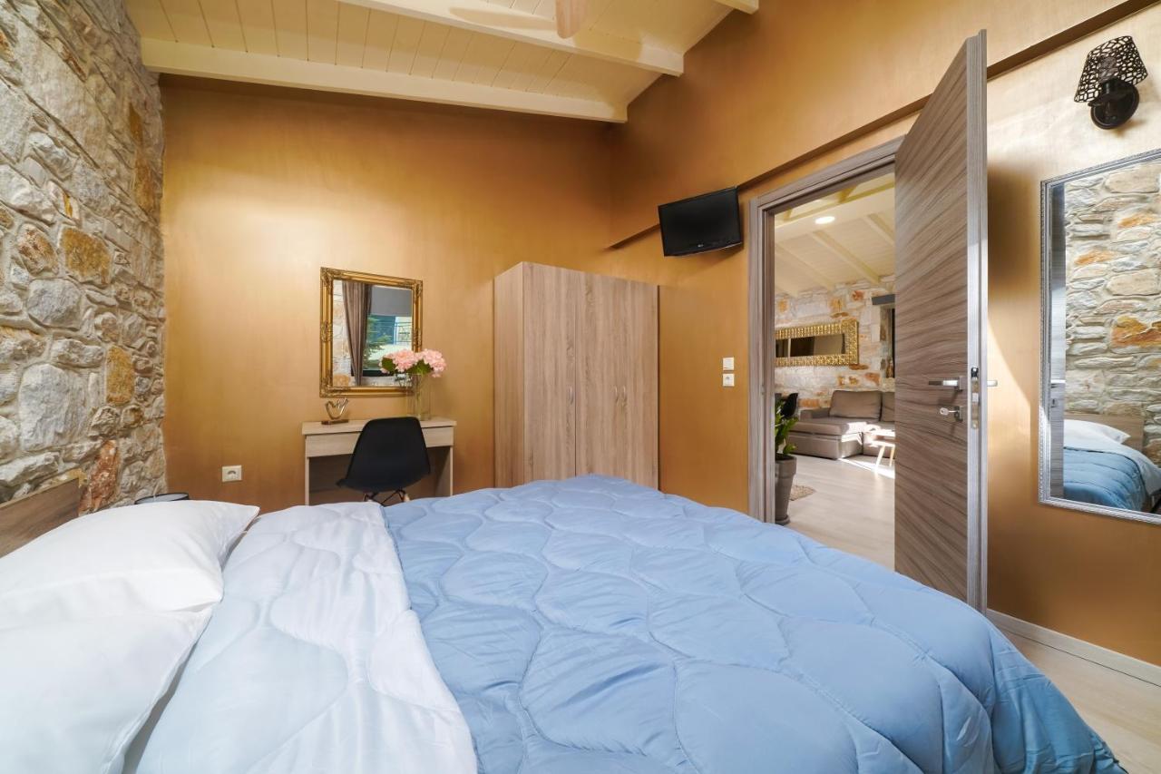 Villa Kastro Stone House Skala Potamia  Esterno foto